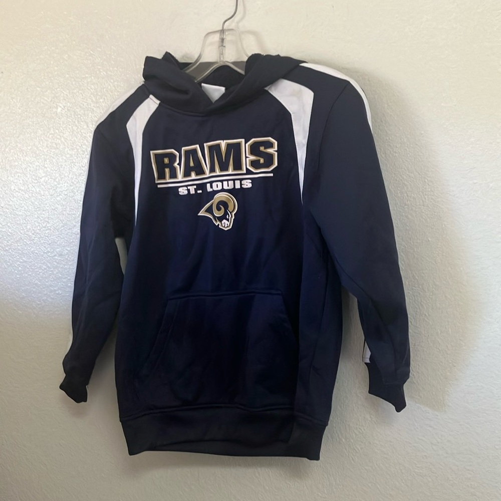 FINAL MARKDOWN Children’s nfl St. Louis rams hoodie medium 

ZZ39